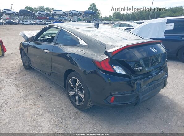 2HGFC3B97HH351172 2017 HONDA CIVIC Черный Задняя левая четверть