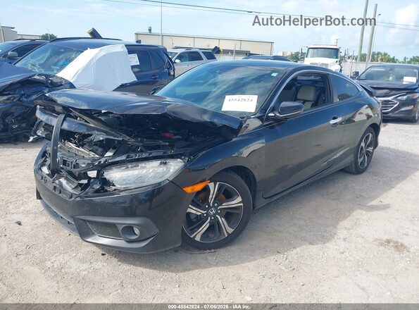 2HGFC3B97HH351172 2017 HONDA CIVIC Черный Передняя левая четверть