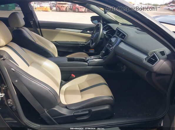 2HGFC3B97HH351172 2017 HONDA CIVIC Черный Вид салона спереди