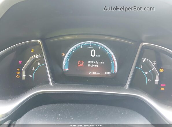 2HGFC3B97HH351172 2017 HONDA CIVIC Черный Вид задних сидений