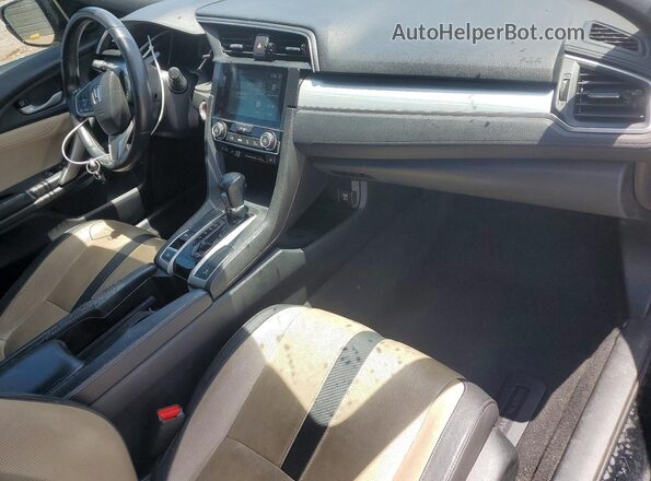 2HGFC3B97HH359529 2017 HONDA CIVIC Black Вид панелі приладів