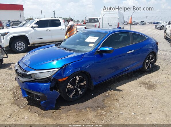 2HGFC3B9XHH350453 2017 HONDA CIVIC Blue Vista tres cuartos delantera izquierda