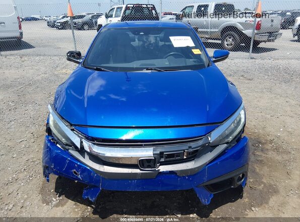 2HGFC3B9XHH350453 2017 HONDA CIVIC Blue Vista del cuadro de instrumentos