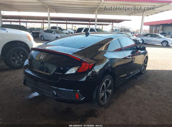 2HGFC3B9XJH357280 2018 HONDA CIVIC Черный Задняя правая четверть