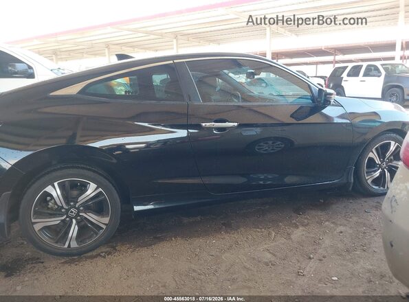 2HGFC3B9XJH357280 2018 HONDA CIVIC Черный Вид щитка приборов
