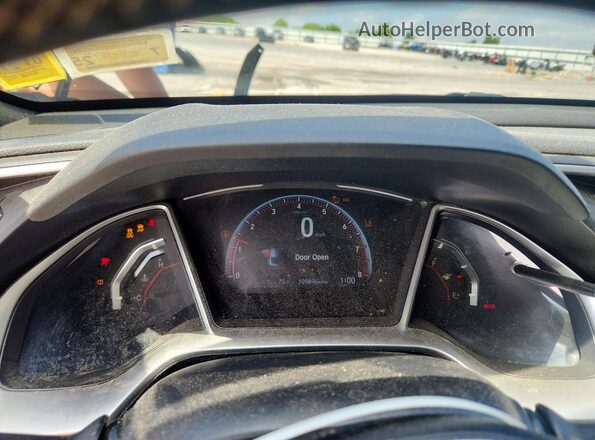 2HGFC4A80KH300876 2019 HONDA CIVIC Black Instrument cluster view
