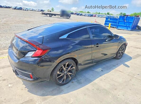 2HGFC4A80KH300876 2019 HONDA CIVIC Black Rear right