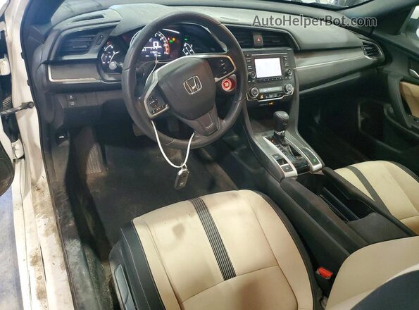 2HGFC4B00GH310114 2016 HONDA CIVIC White Առջևի վահանակի տեսք