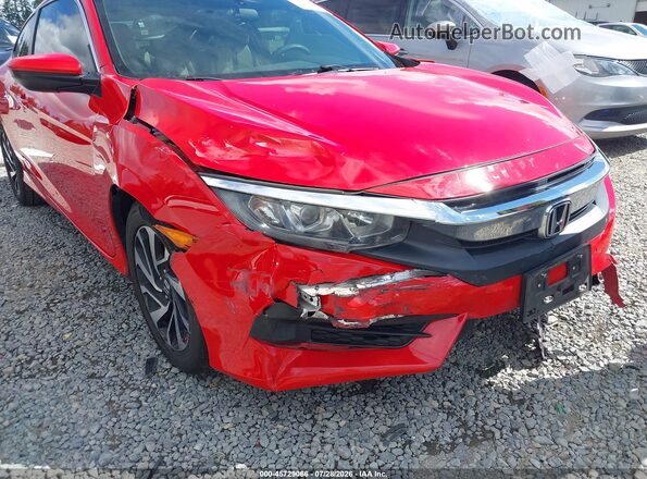 2HGFC4B00JH300268 2018 HONDA CIVIC Red წინა ხედი