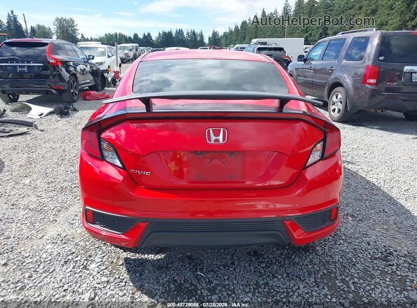 2HGFC4B00JH300268 2018 HONDA CIVIC Red 