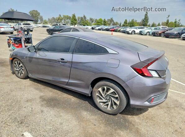 2HGFC4B00JH304837 2018 HONDA CIVIC Gray Հետևի ձախ