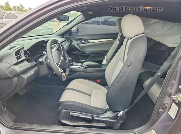 2HGFC4B00JH304837 2018 HONDA CIVIC Gray Սալոնի դիմացի տեսք