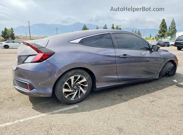 2HGFC4B00JH304837 2018 HONDA CIVIC Gray Հետևի աջ