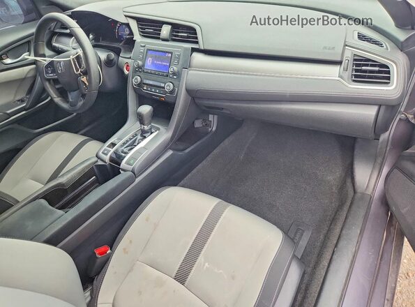 2HGFC4B00JH304837 2018 HONDA CIVIC Gray Առջևի վահանակի տեսք
