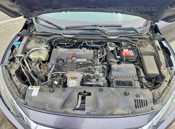 2HGFC4B00JH304837 2018 HONDA CIVIC Gray Սալոնի հետևի տեսք