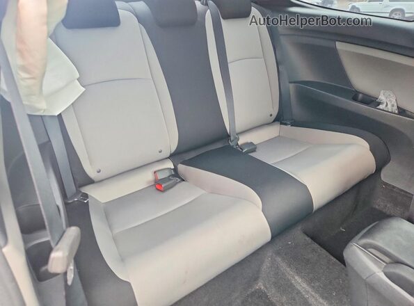 2HGFC4B00JH304837 2018 HONDA CIVIC Gray Հետևի նստատեղերի տեսք