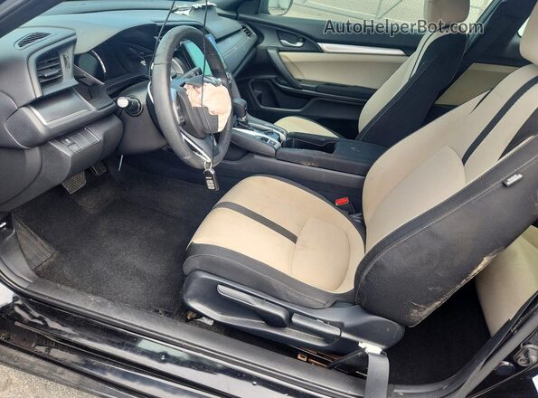 2HGFC4B01HH300578 2017 HONDA CIVIC Black Front interior view