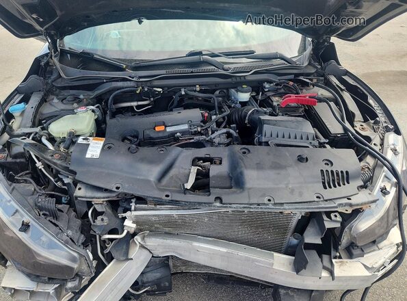 2HGFC4B01HH300578 2017 HONDA CIVIC Black Rear interior view