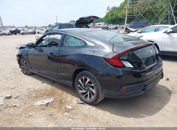 2HGFC4B01HH304033 2017 HONDA CIVIC Black Trasero izquierdo