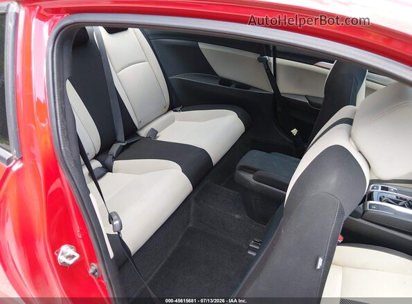 2HGFC4B01JH302126 2018 HONDA CIVIC Red VIN კოდის სტიკერის ხედი