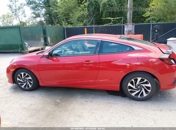 2HGFC4B01JH302126 2018 HONDA CIVIC Red სალონის 360-გრადუსიანი ხედი