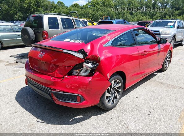 2HGFC4B01JH302126 2018 HONDA CIVIC Red წინა ხედი