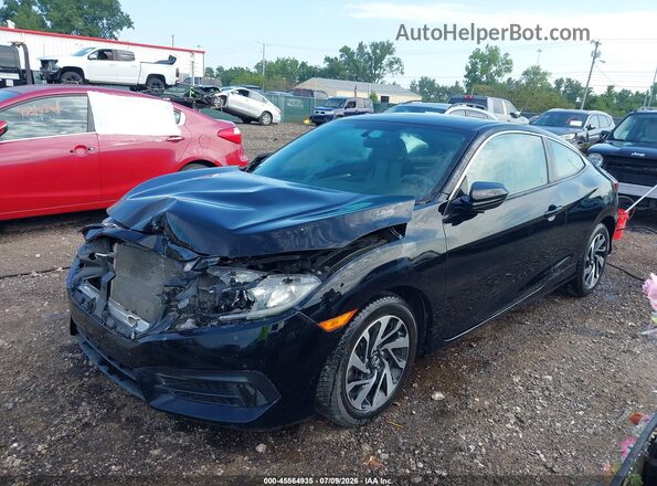 2HGFC4B02GH305450 2016 HONDA CIVIC Black Vista tres cuartos delantera izquierda