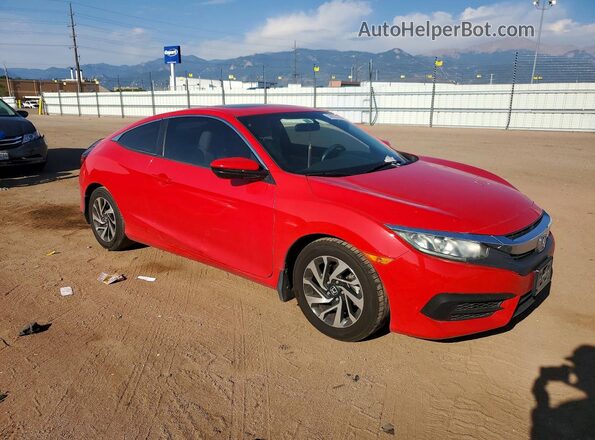 2HGFC4B02GH310096 2016 HONDA CIVIC Red Front right