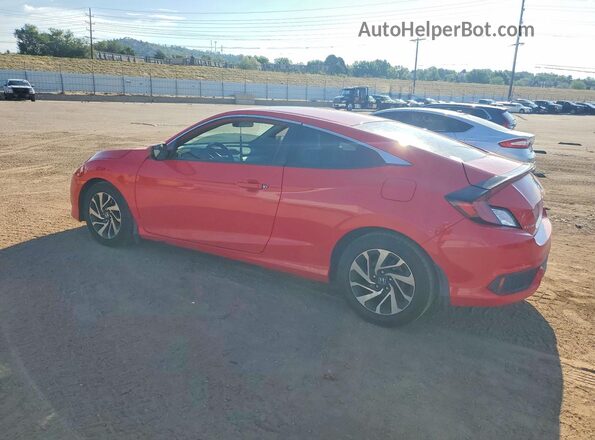 2HGFC4B02GH310096 2016 HONDA CIVIC Red Rear left