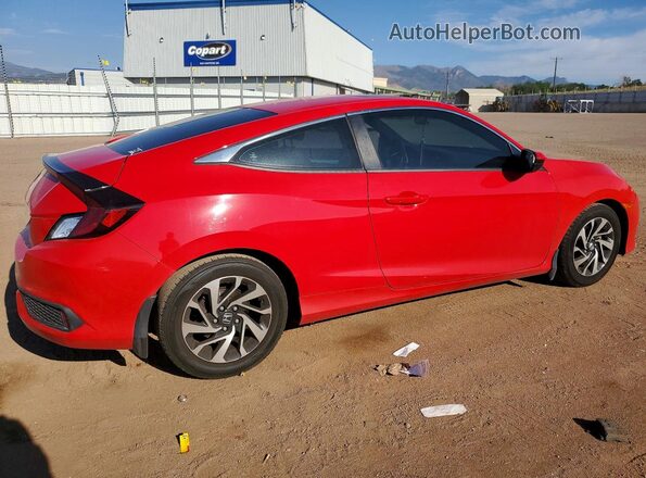 2HGFC4B02GH310096 2016 HONDA CIVIC Red Rear right