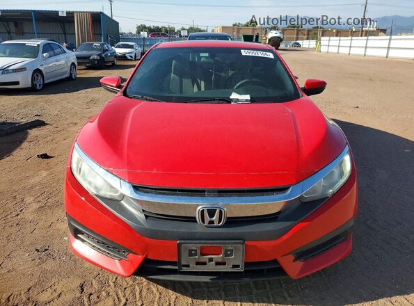 2HGFC4B02GH310096 2016 HONDA CIVIC Red Front view