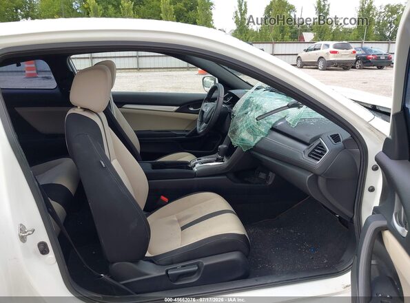 2HGFC4B02GH316335 2016 HONDA CIVIC Белый Вид салона спереди
