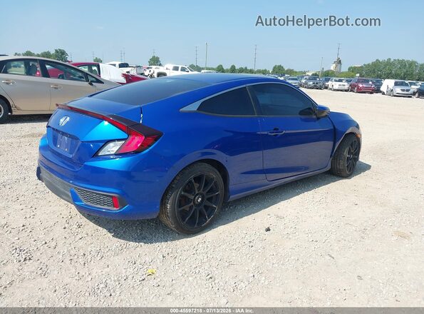 2HGFC4B02HH304672 2017 HONDA CIVIC Blue Задня права чверть