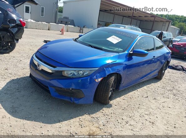 2HGFC4B02HH304672 2017 HONDA CIVIC Blue Передня ліва чверть