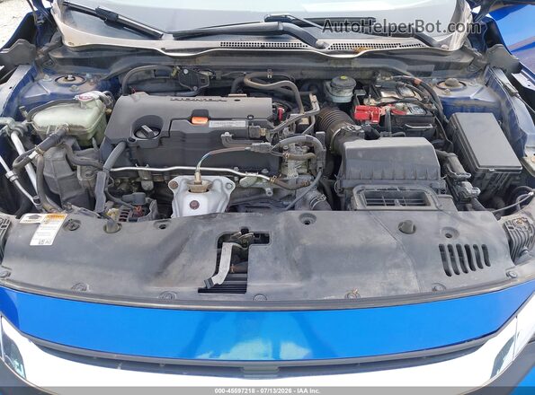 2HGFC4B02HH304672 2017 HONDA CIVIC Blue Вид ззаду