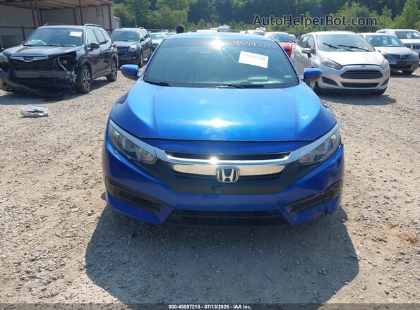 2HGFC4B02HH304672 2017 HONDA CIVIC Blue Вид панелі приладів