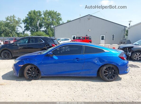 2HGFC4B02HH304672 2017 HONDA CIVIC Blue Вид задньої частини салону