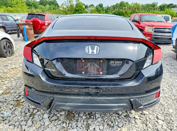 2HGFC4B02JH302216 2018 HONDA CIVIC Black Rear view