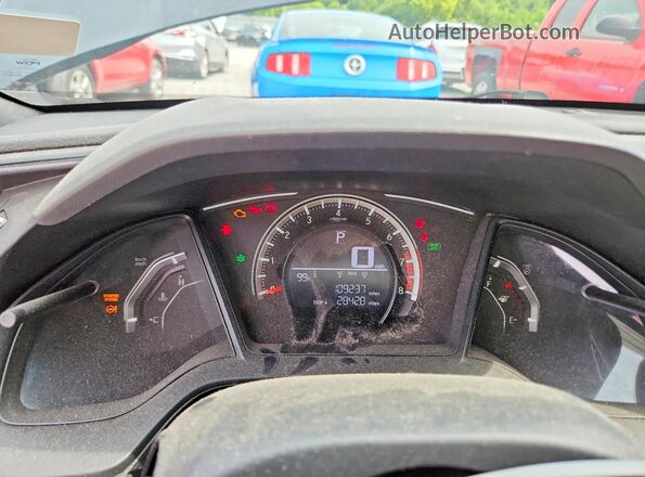 2HGFC4B02JH302216 2018 HONDA CIVIC Black Instrument cluster view