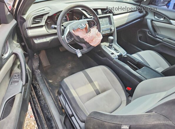 2HGFC4B02JH302216 2018 HONDA CIVIC Black Dashboard view