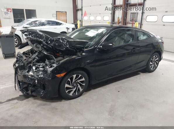 2HGFC4B04GH301884 2016 HONDA CIVIC Черный Передняя левая четверть