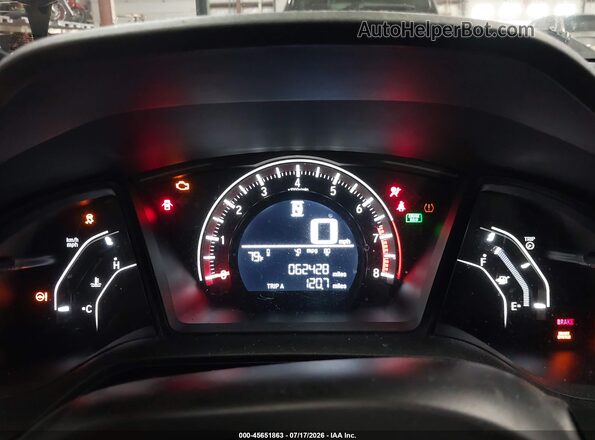 2HGFC4B04GH301884 2016 HONDA CIVIC Черный Вид задних сидений