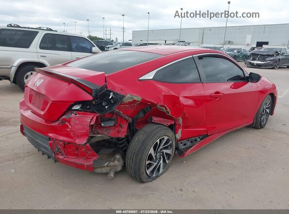 2HGFC4B04GH303084 2016 HONDA CIVIC Красный Задняя правая четверть