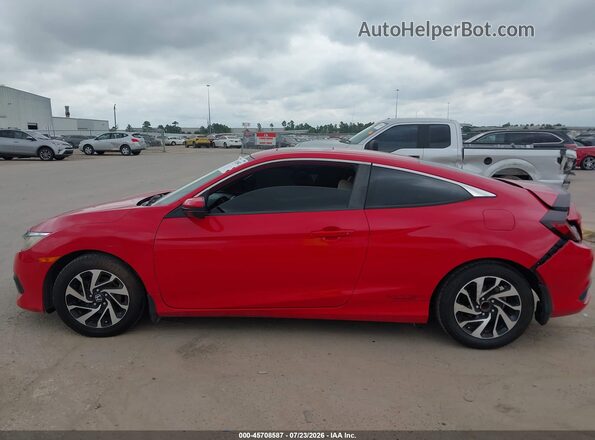 2HGFC4B04GH303084 2016 HONDA CIVIC Красный Панорамный вид салона 360°