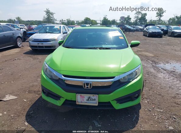 2HGFC4B04GH308365 2016 HONDA CIVIC Green Widok deski rozdzielczej