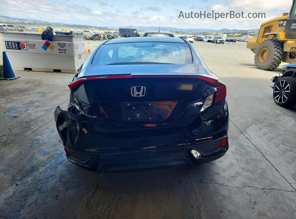 2HGFC4B04GH310293 2016 HONDA CIVIC Black Rear view
