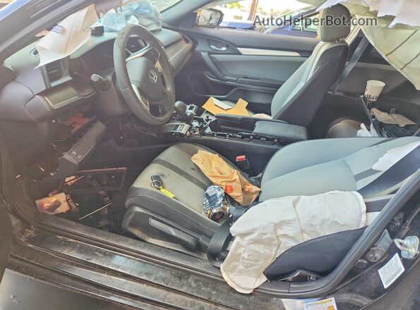 2HGFC4B04GH310293 2016 HONDA CIVIC Black Front interior view