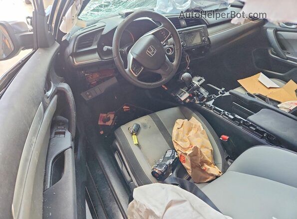 2HGFC4B04GH310293 2016 HONDA CIVIC Black Dashboard view