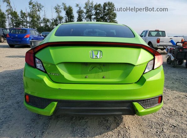 2HGFC4B04GH313128 2016 HONDA CIVIC Green Vista trasera