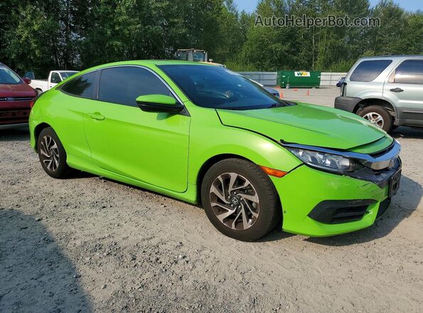 2HGFC4B04GH313128 2016 HONDA CIVIC Green Delantero derecho